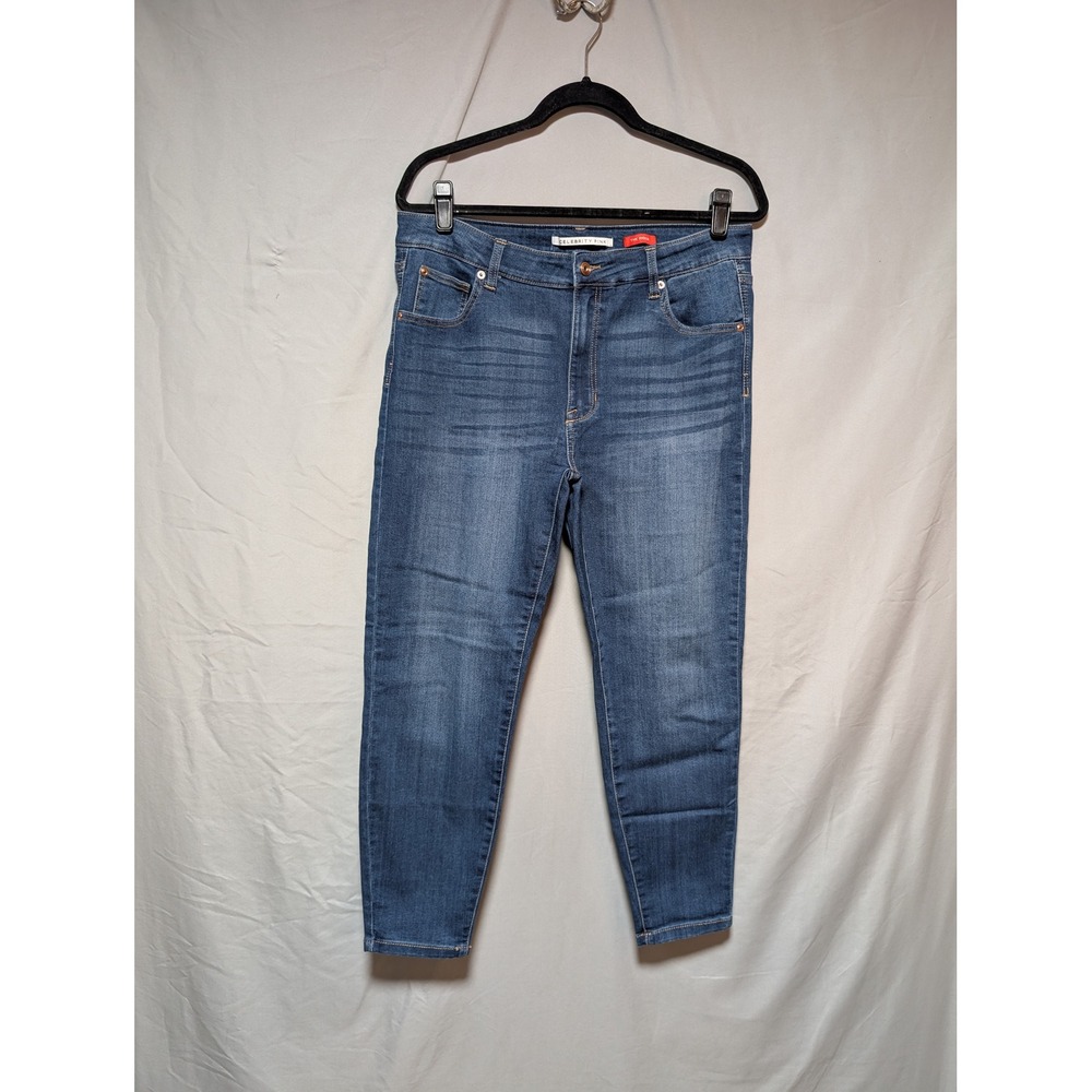 Celebrity Pink Medium Wash Sienna Skinny Jeans The Rider Cotton Denim Size 15